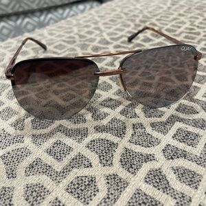 Quay Australia Black and Brown Sunglasses